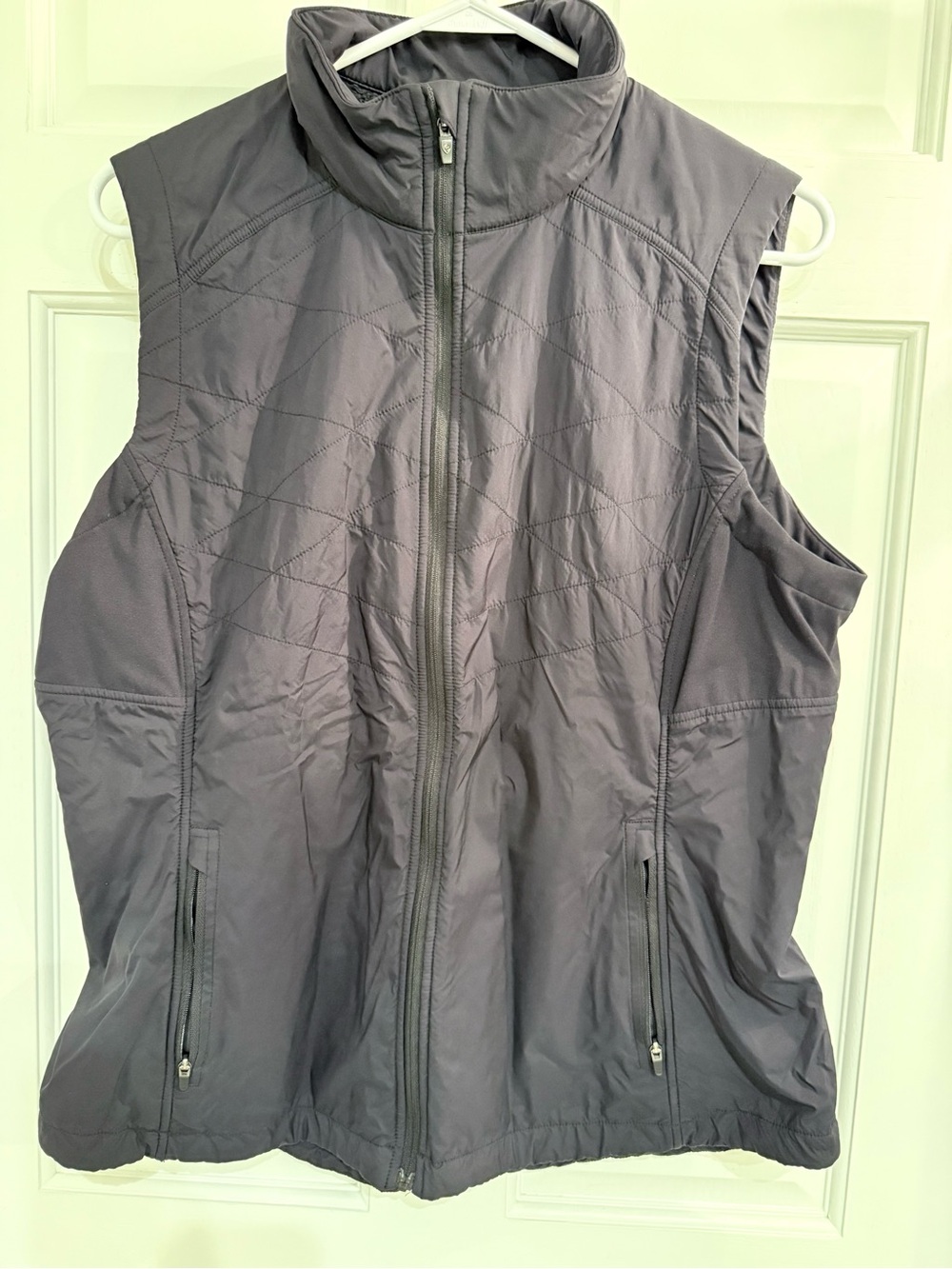 KÜHL Women’s Black Fleece Lined Full Zip Outdoor Vest | Size Large